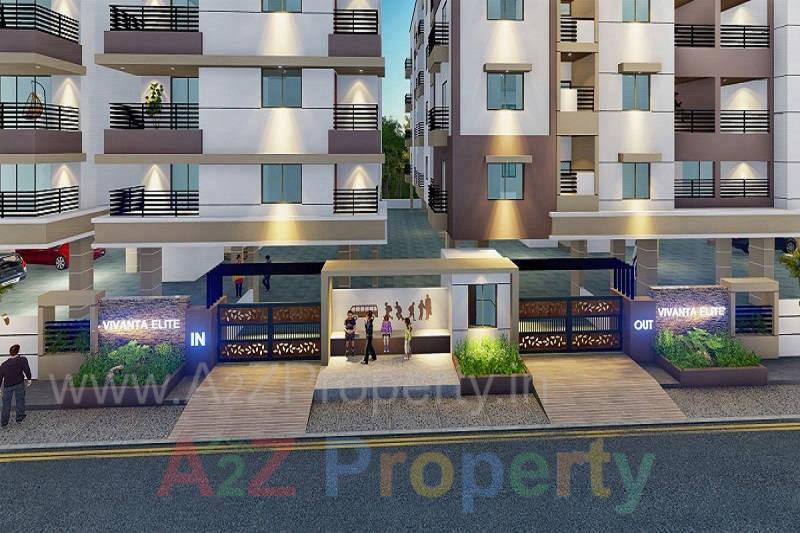 3D Elevation of real estate project Vivanta Elite located at Akota, Vadodara, Gujarat
