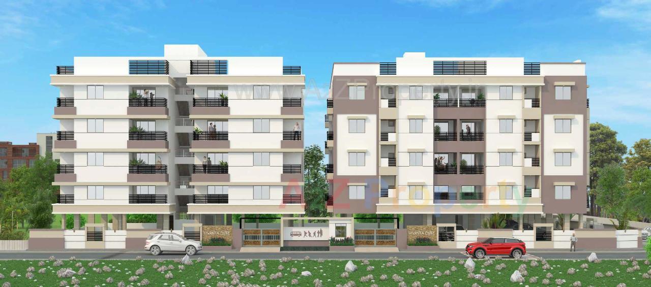 3D Elevation of real estate project Vivanta Elite located at Akota, Vadodara, Gujarat