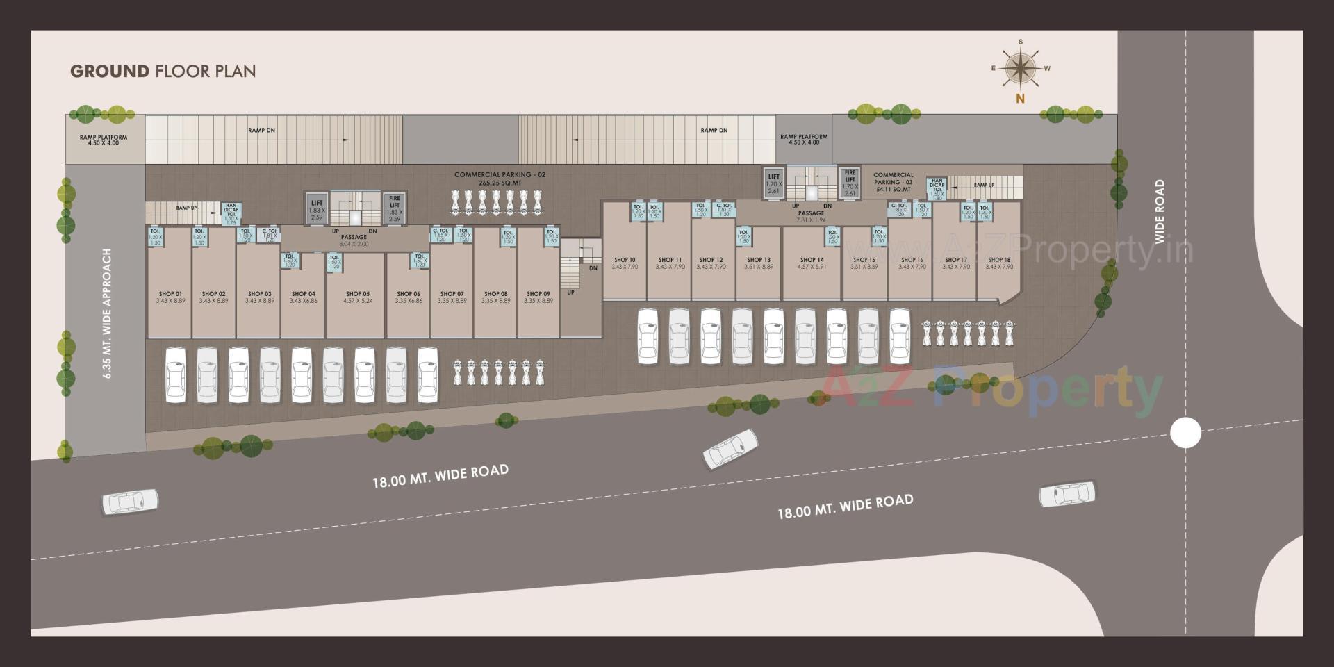 Layout of real estate project Vivanta located at Vadodara, Vadodara, Gujarat