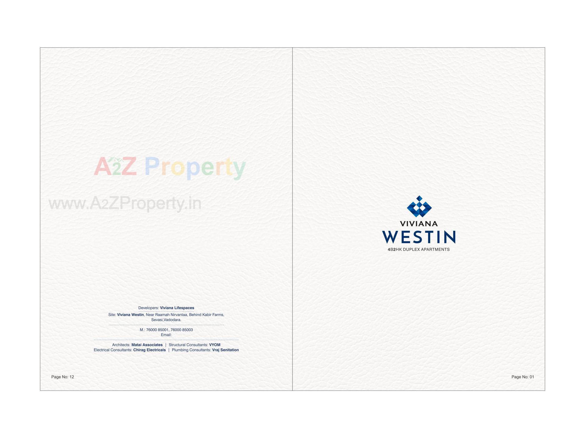  of real estate project Viviana Westin located at Sevasi, Vadodara, Gujarat