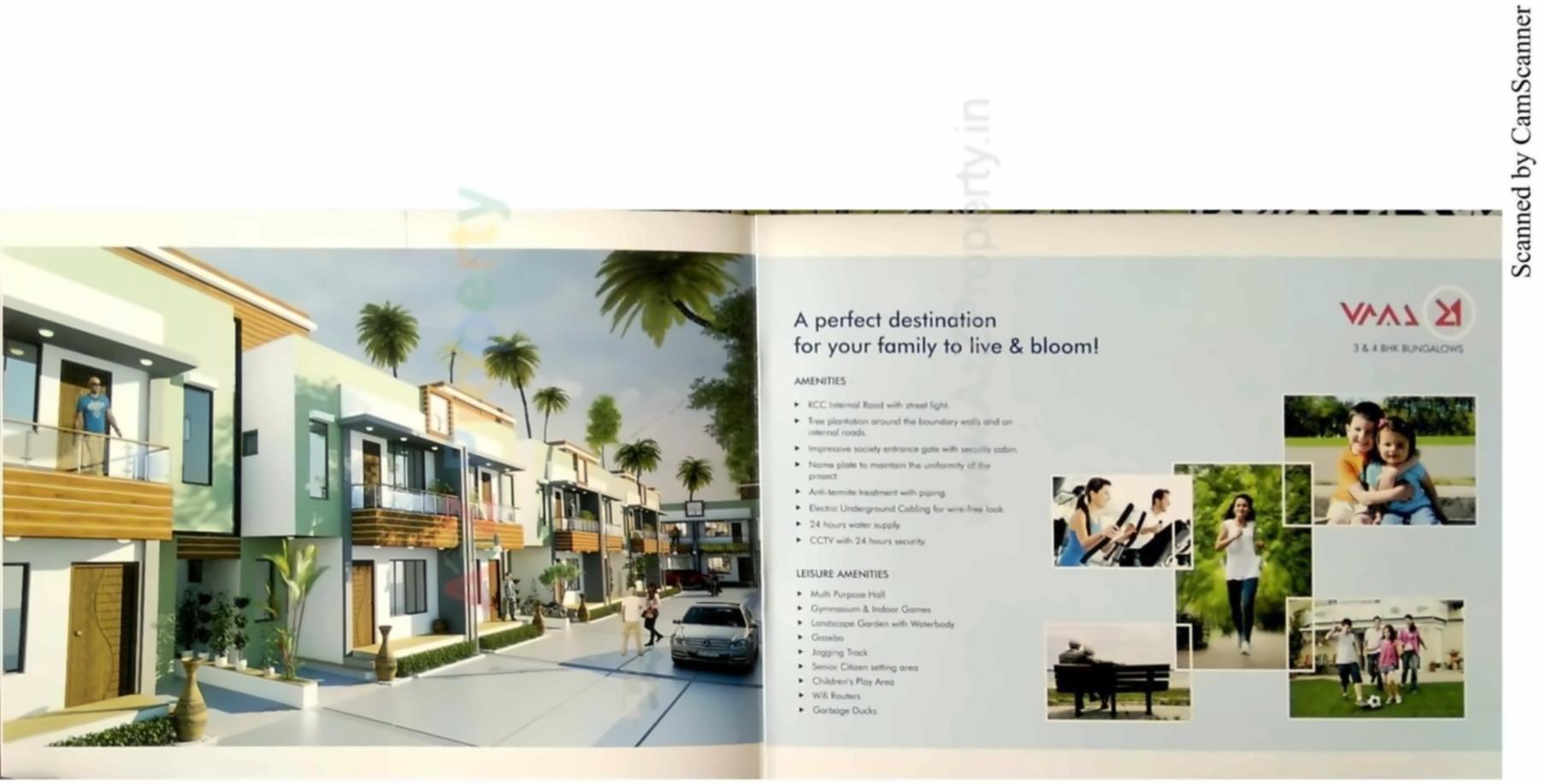  of real estate project Vraj 21 Bunglows located at Nimetha, Vadodara, Gujarat