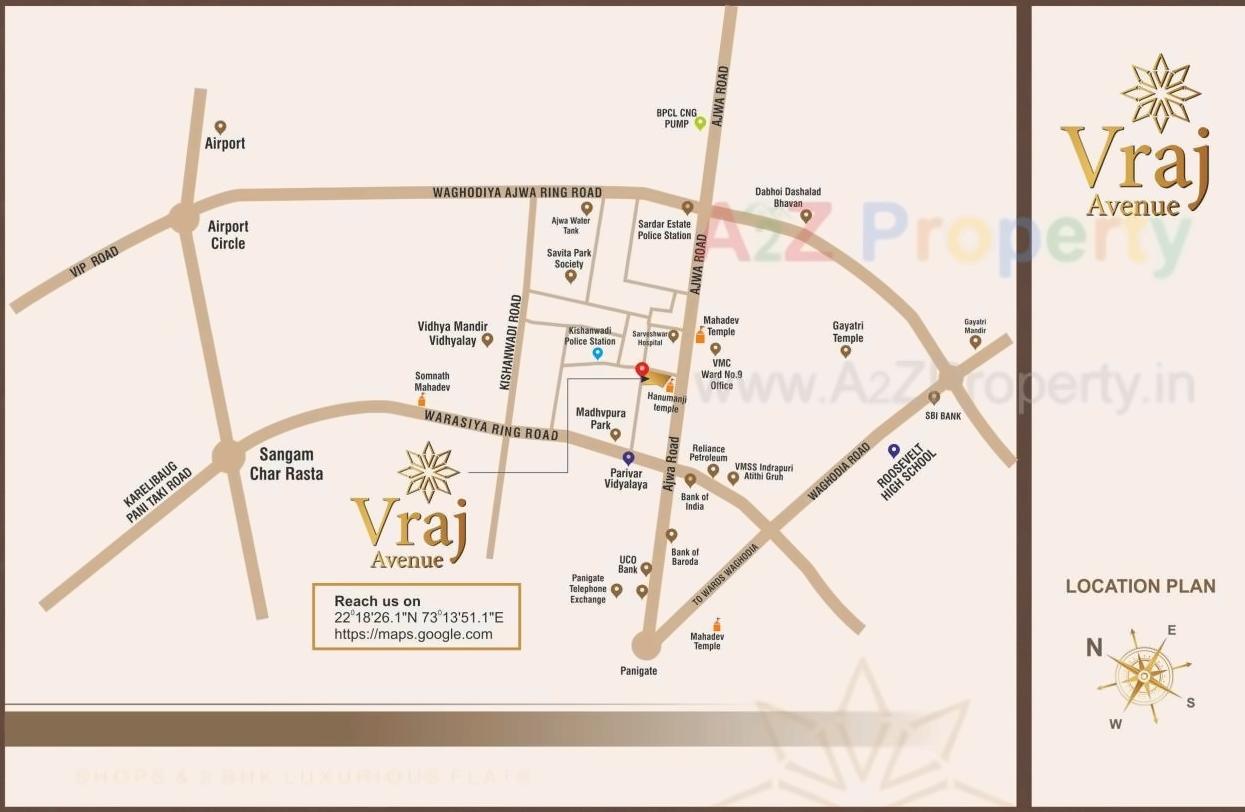 Commercial shop/Office at Warasia Ring Road Vadodara for Sale in Vadodara,  Gujarat Classified | IndiaListed.com
