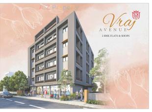 Elevation of real estate project Vraj Avenue located at Kasba, Vadodara, Gujarat