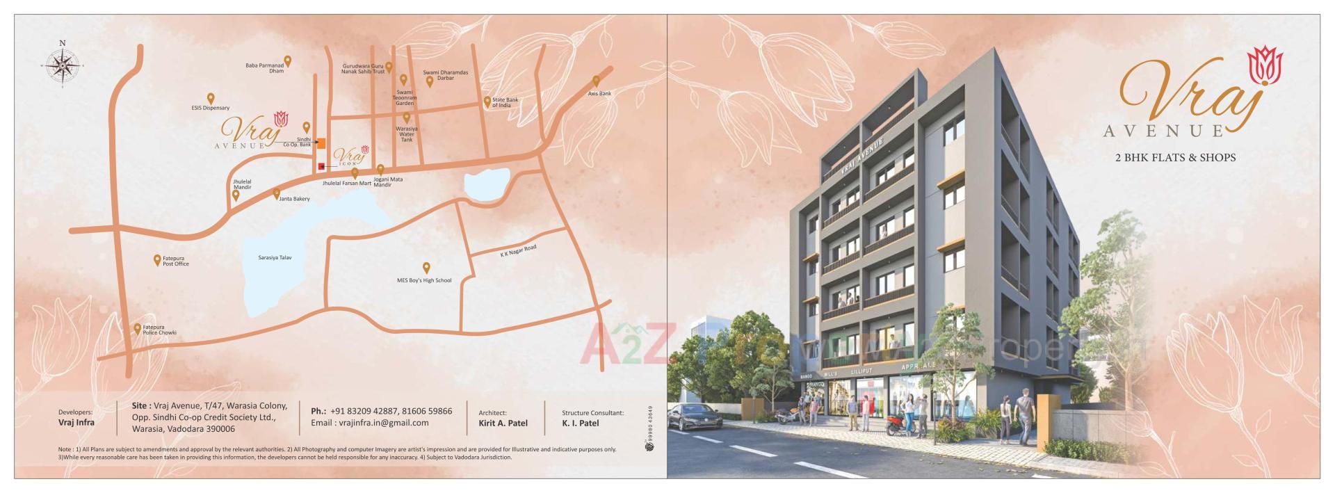  of real estate project Vraj Avenue located at Kasba, Vadodara, Gujarat