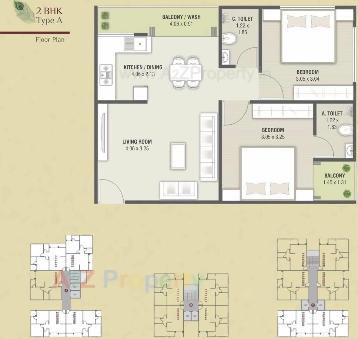 Layout of real estate project Vraj Mangal located at Danteshwar, Vadodara, Gujarat