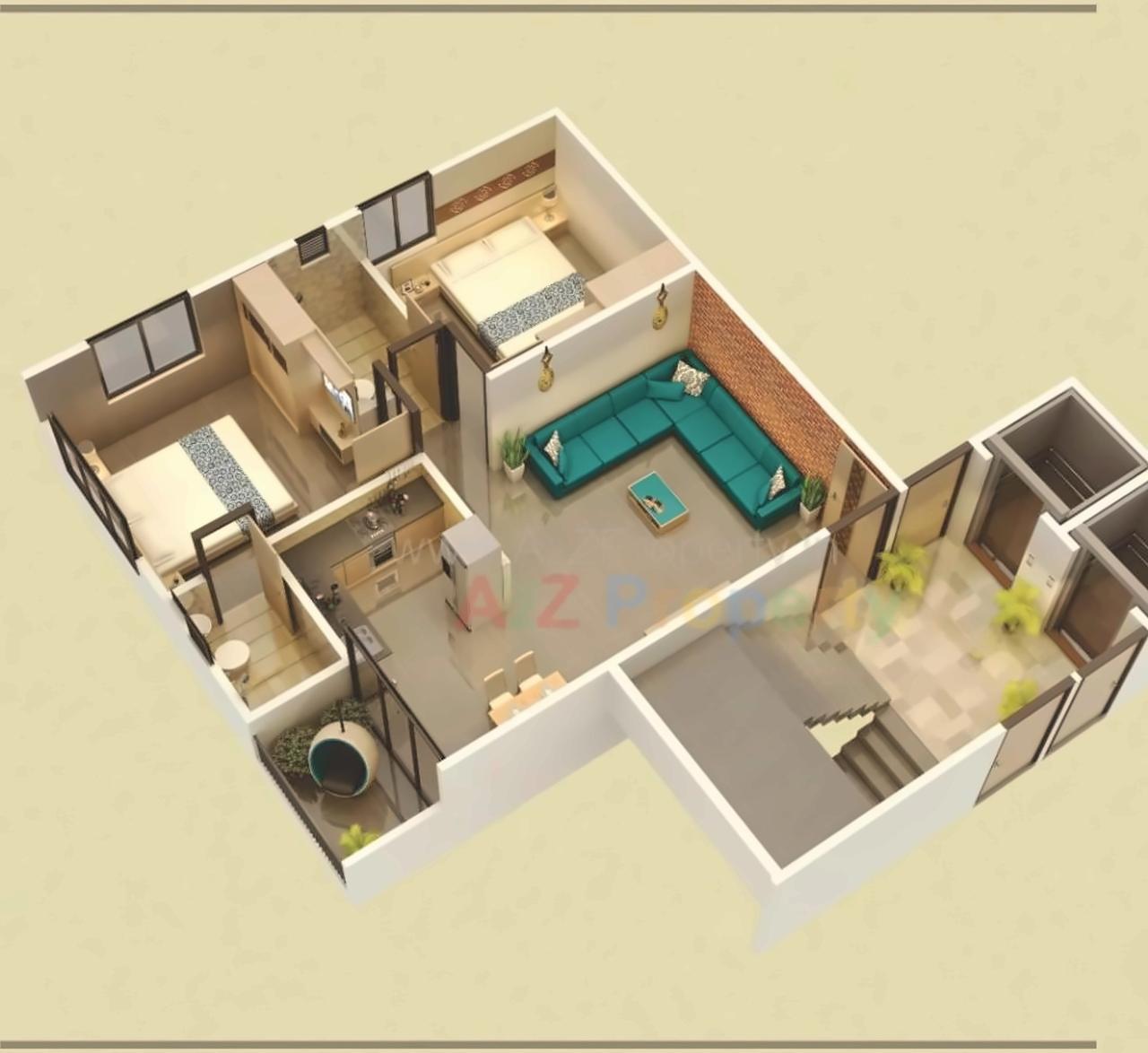 Layout of real estate project Vraj Mangal located at Danteshwar, Vadodara, Gujarat