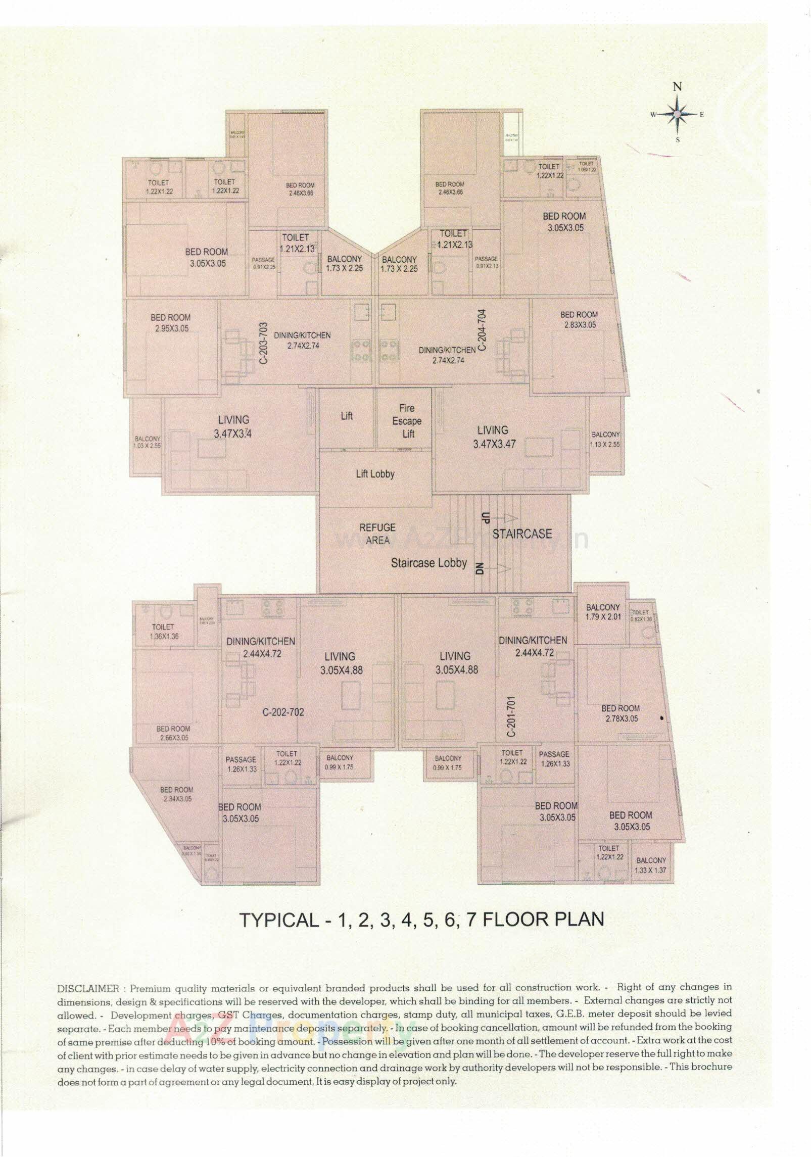 Layout of real estate project Vraj Resicom Plaza located at Danteshwar, Vadodara, Gujarat