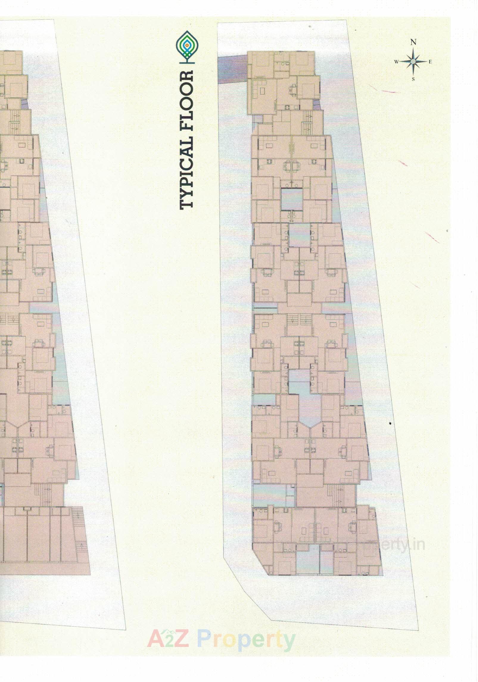 Layout of real estate project Vraj Resicom Plaza located at Danteshwar, Vadodara, Gujarat