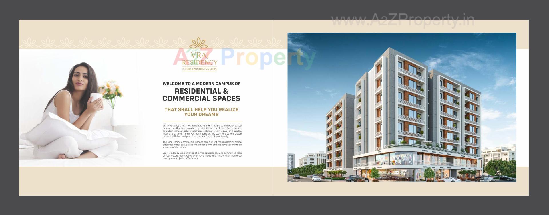  of real estate project Vraj Residency located at Jambuva, Vadodara, Gujarat