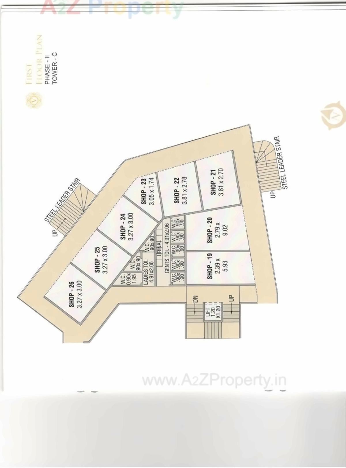 Layout of real estate project Vraj Vihar located at Vadodara, Vadodara, Gujarat