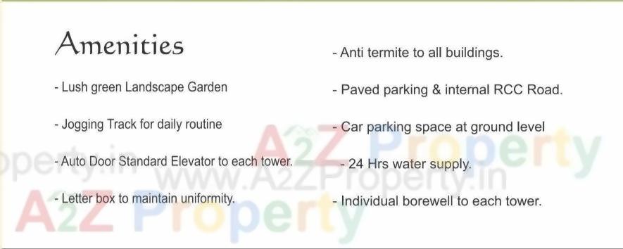 Amenities of Vraj Vihar