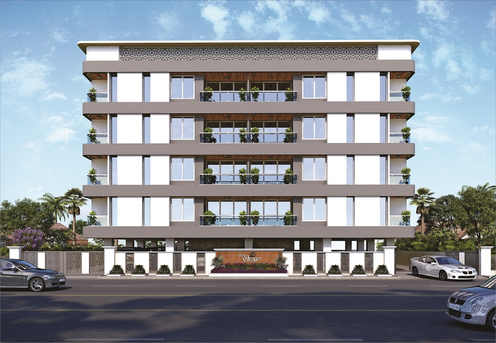 Elevation of real estate project Vraj Vihar located at Kasba, Vadodara, Gujarat