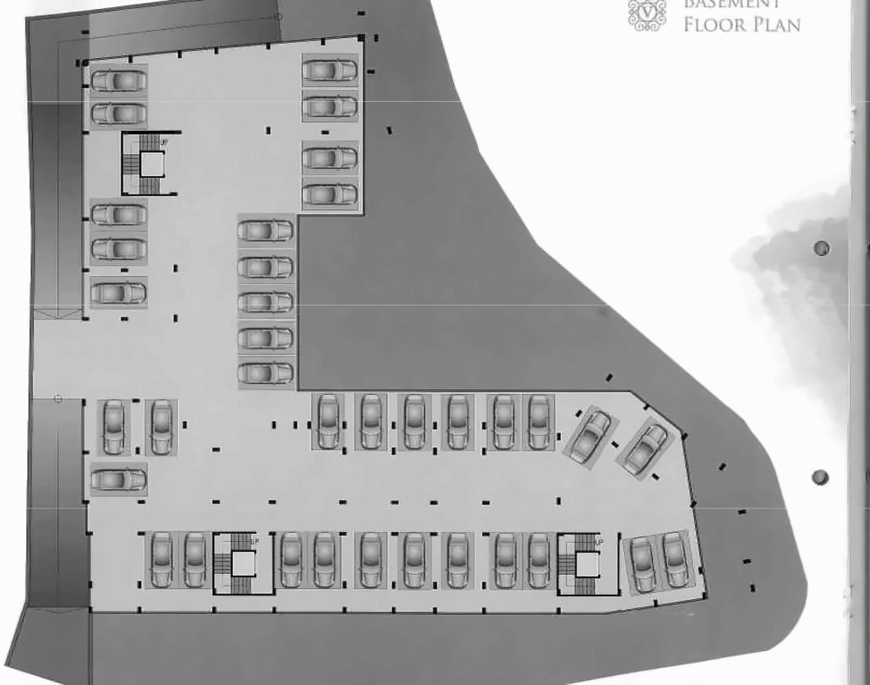 Layout of real estate project Vraj Vihar located at Kasba, Vadodara, Gujarat