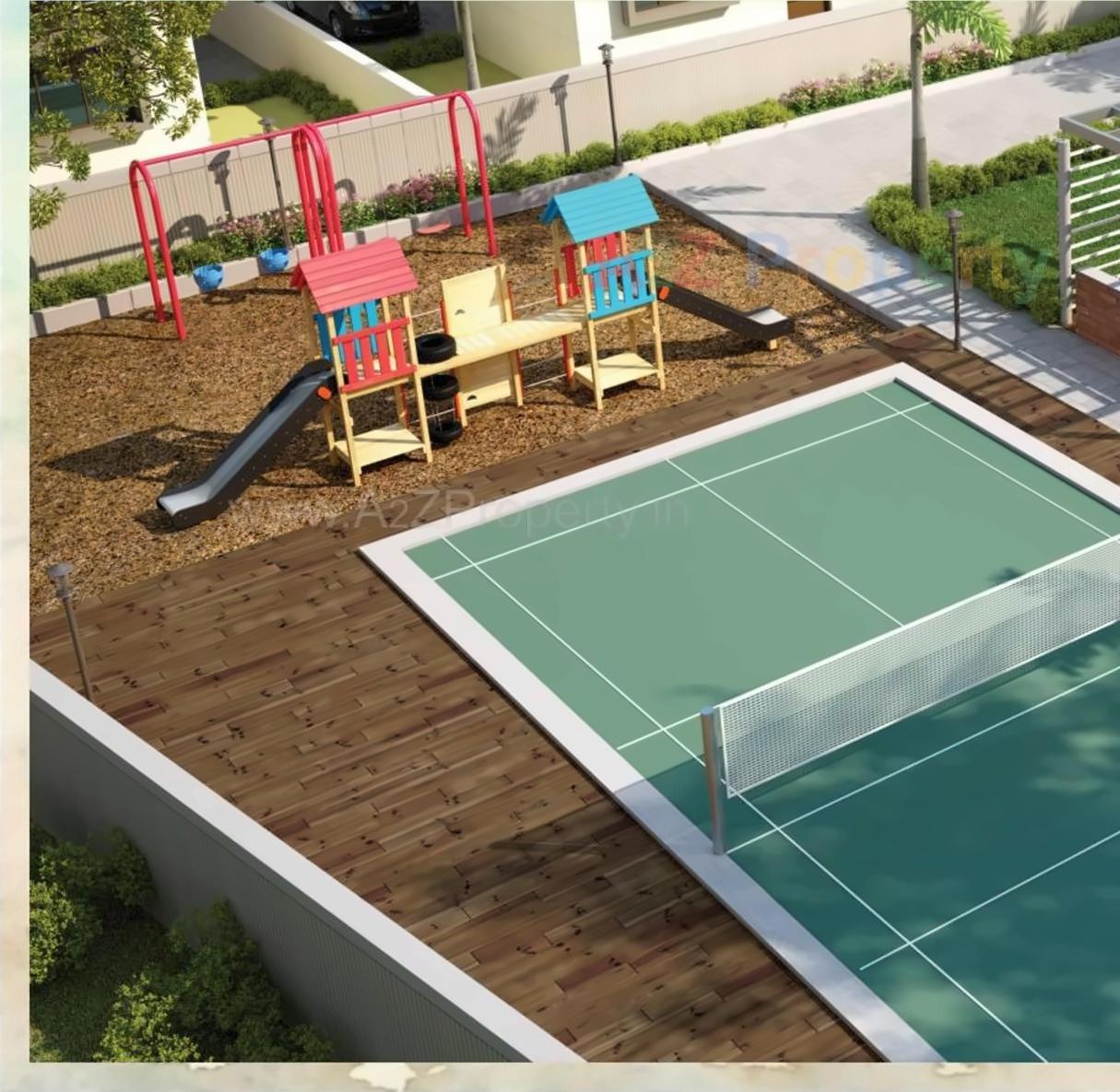 3D Elevation of real estate project Vraj Villa located at Bapod, Vadodara, Gujarat