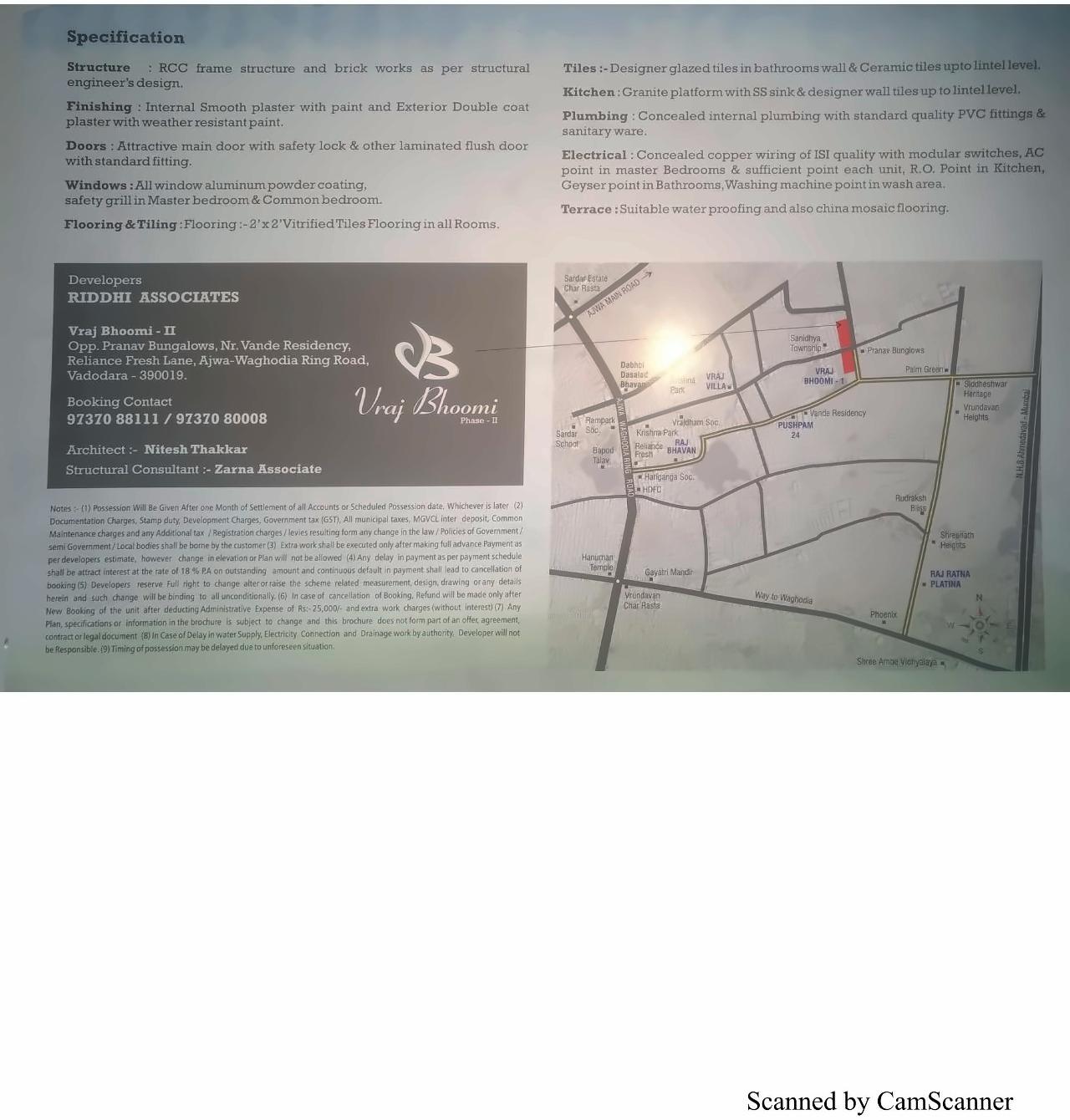  of real estate project Vrajbhoomi located at Bapod, Vadodara, Gujarat