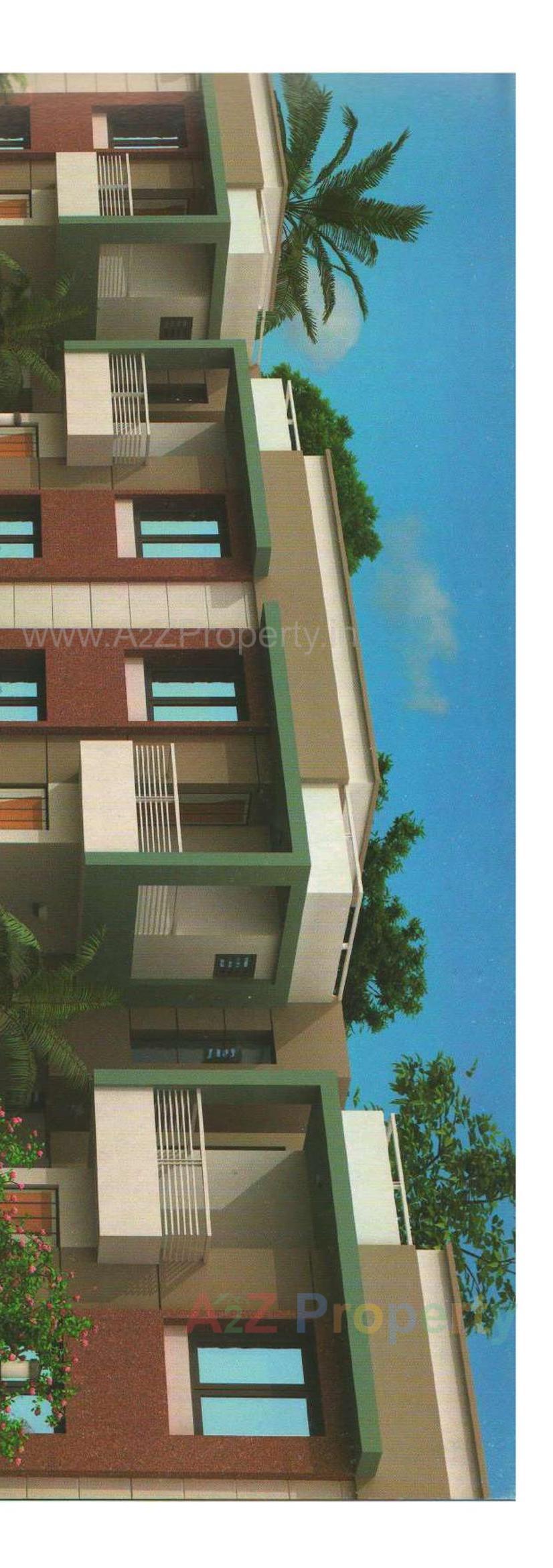 3D Elevation of real estate project Vrajbhumi Bunglows located at Koyali, Vadodara, Gujarat