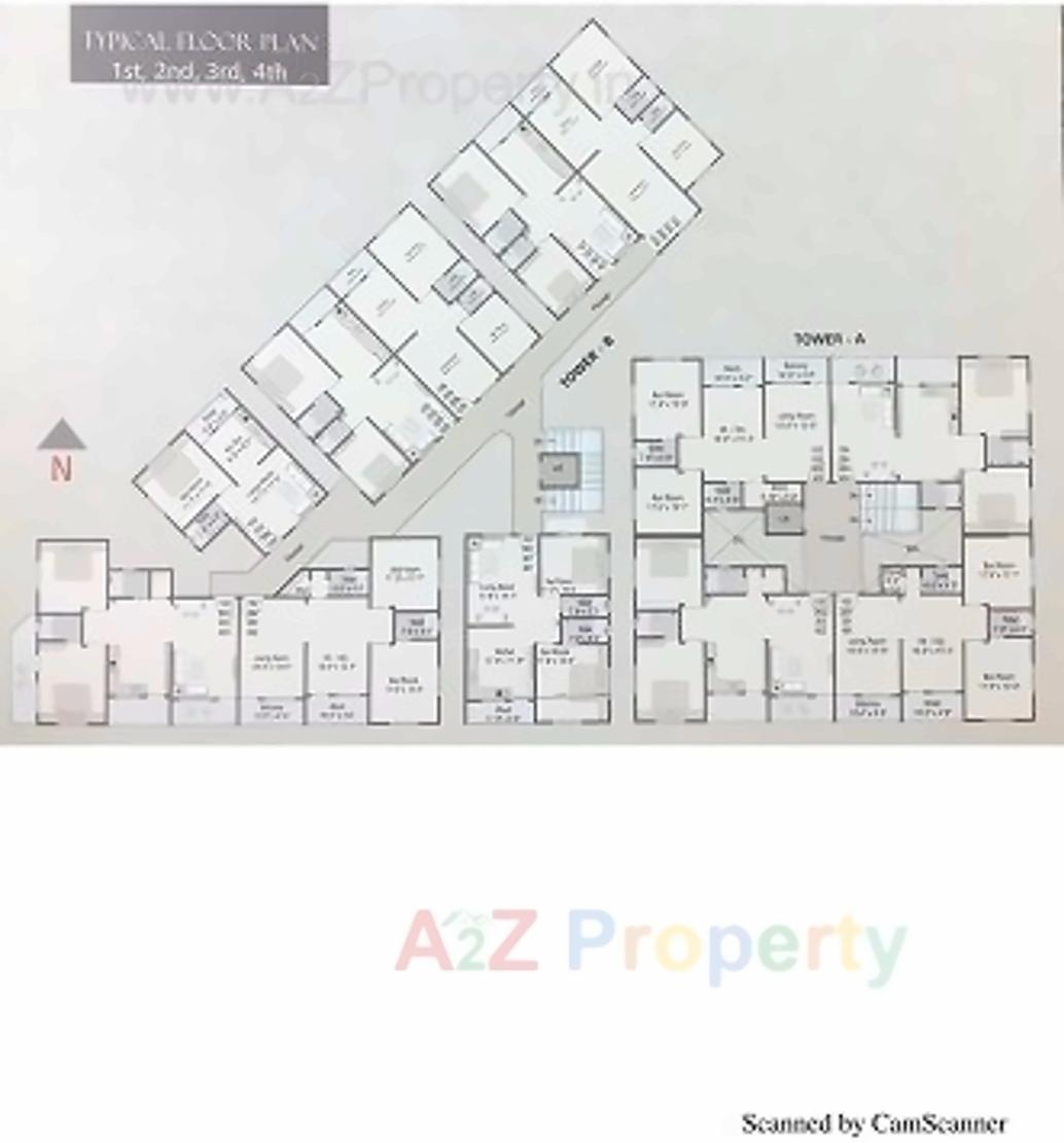 Layout of real estate project Vrundalay Avenue located at Gotri, Vadodara, Gujarat