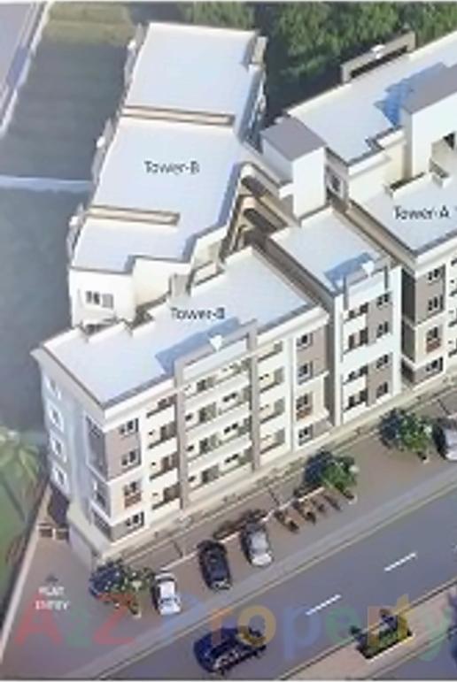3D Elevation of real estate project Vrundalay Avenue located at Gotri, Vadodara, Gujarat
