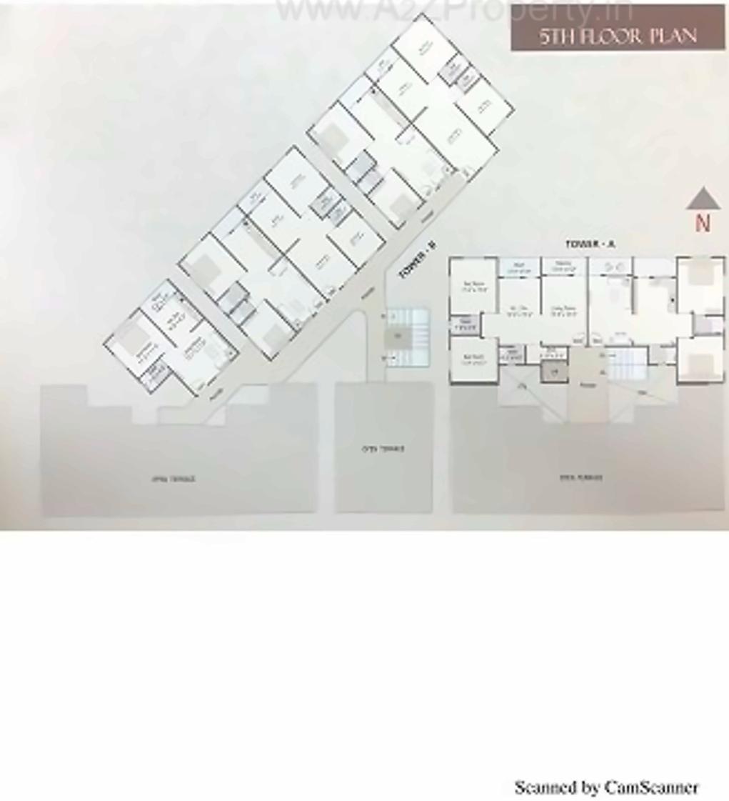 Layout of real estate project Vrundalay Avenue located at Gotri, Vadodara, Gujarat
