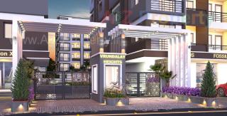 Elevation of real estate project Vrundalay Heights located at Vadodara, Vadodara, Gujarat