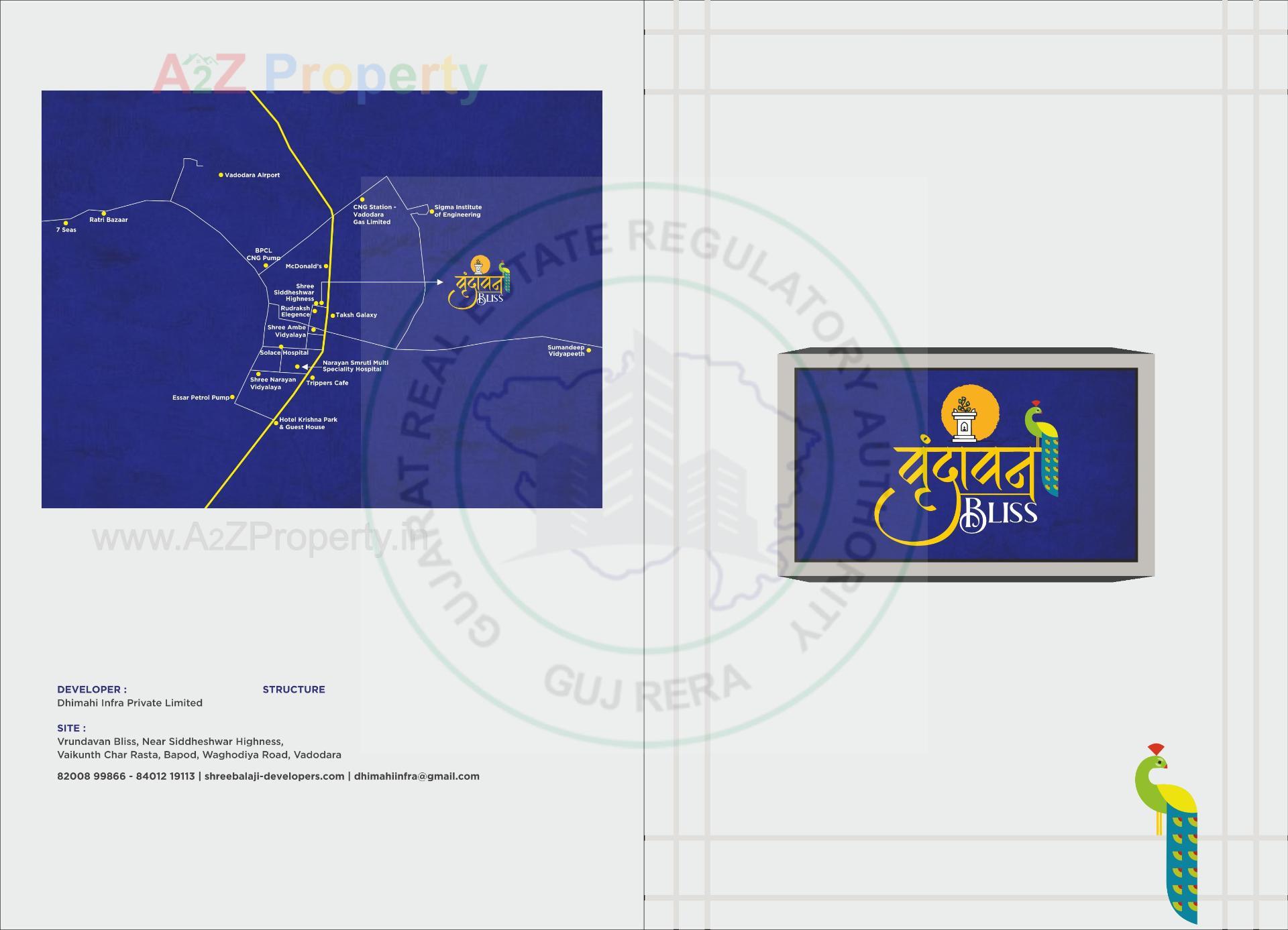  of real estate project Vrundavan Bliss located at Bapod, Vadodara, Gujarat