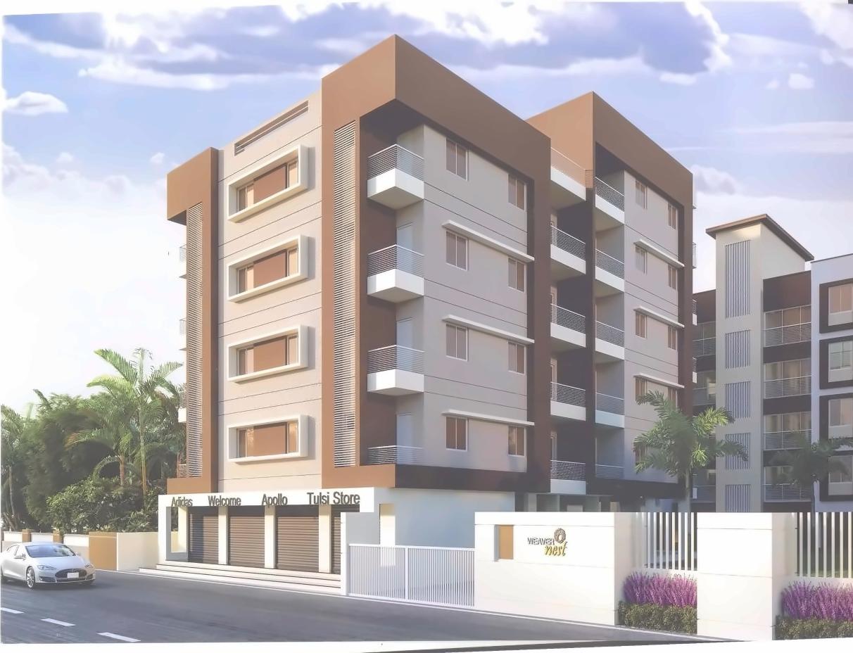 3D Elevation of real estate project Weaver Nest   Tower located at Sayajipura, Vadodara, Gujarat