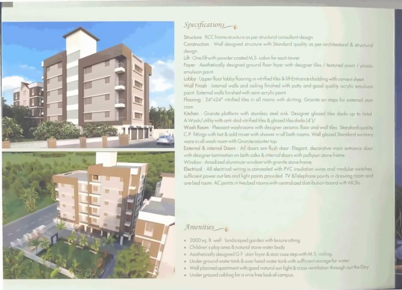 3D Elevation of real estate project Weaver Nest   Tower located at Sayajipura, Vadodara, Gujarat