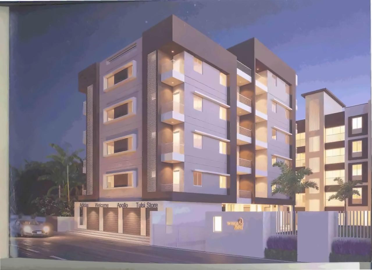 3D Elevation of real estate project Weaver Nest   Tower located at Sayajipura, Vadodara, Gujarat
