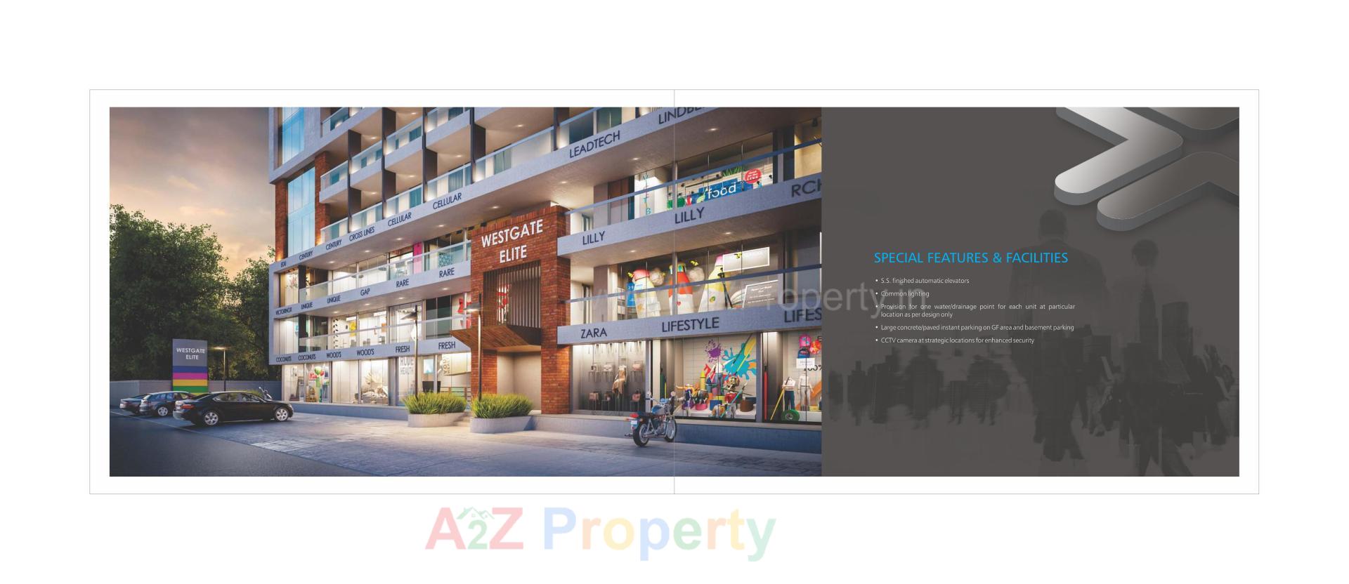 3D Elevation of real estate project Westgate Elite located at Undera, Vadodara, Gujarat