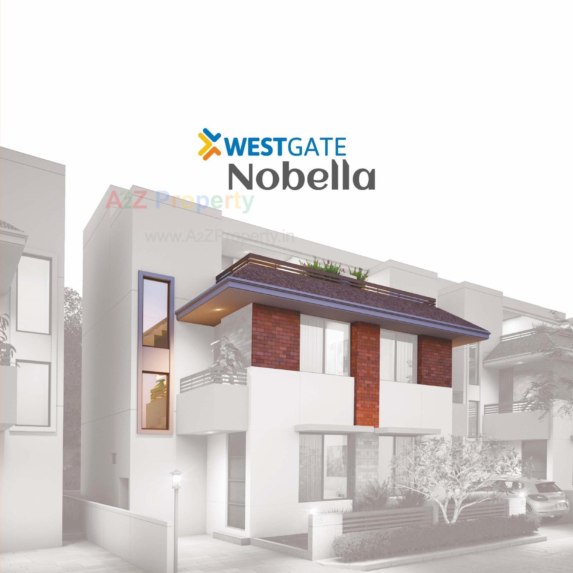3D Elevation of real estate project Westgate Nobella located at Undera, Vadodara, Gujarat