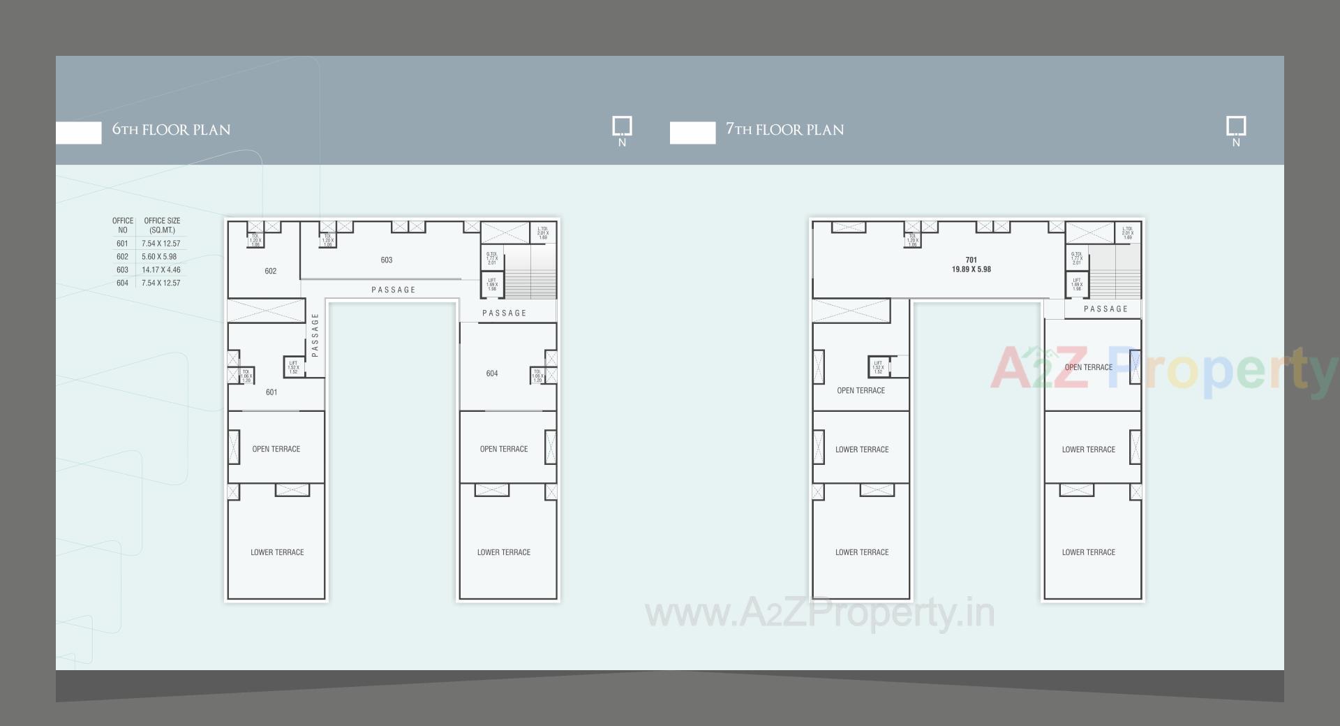 Layout of real estate project Westgate Signature located at Undera, Vadodara, Gujarat