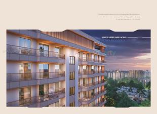 Elevation of real estate project White Flag located at Sama, Vadodara, Gujarat