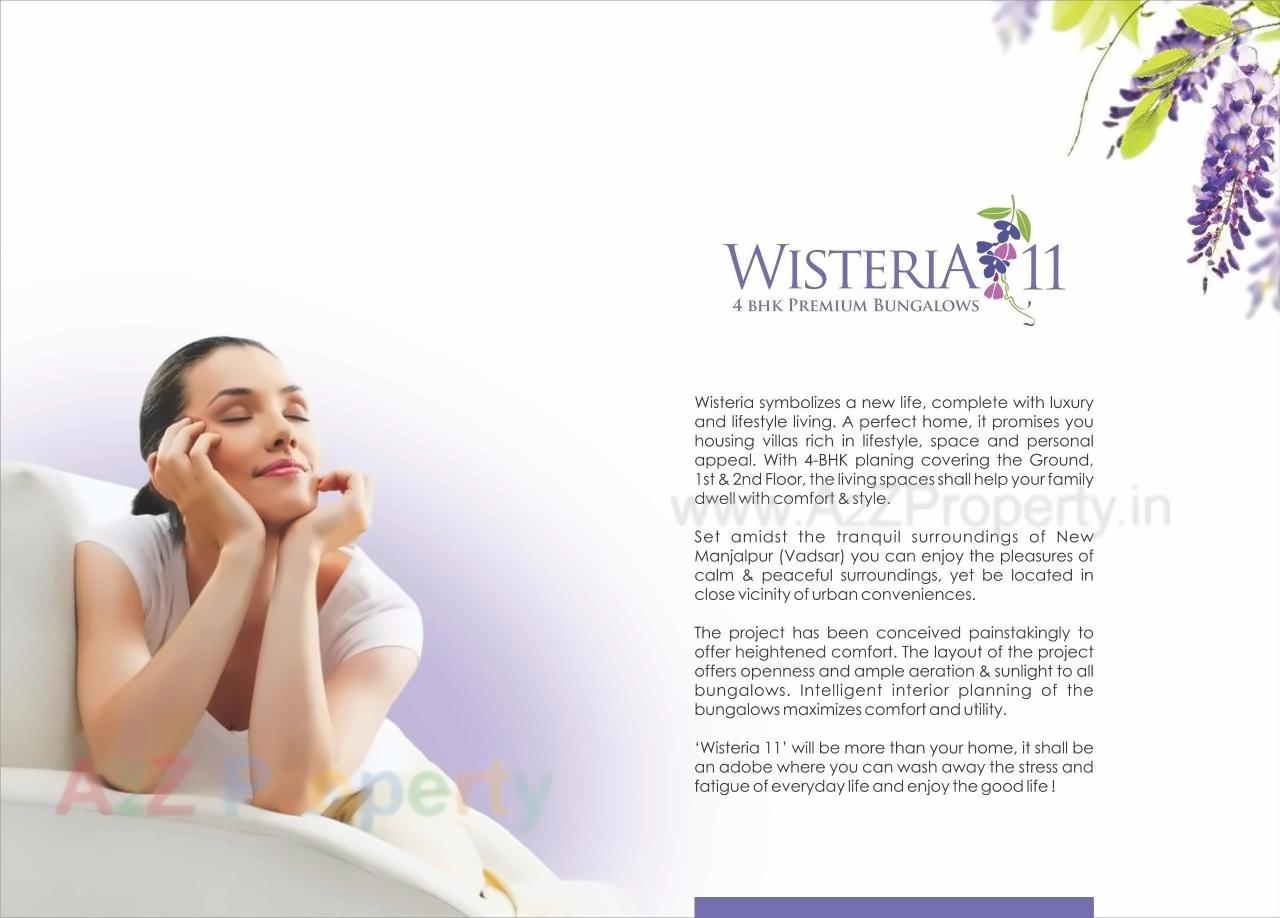  of real estate project Wisteria located at Vadsar, Vadodara, Gujarat