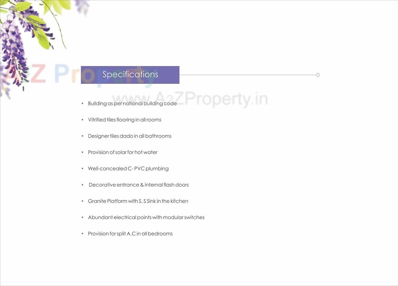  of real estate project Wisteria located at Vadsar, Vadodara, Gujarat