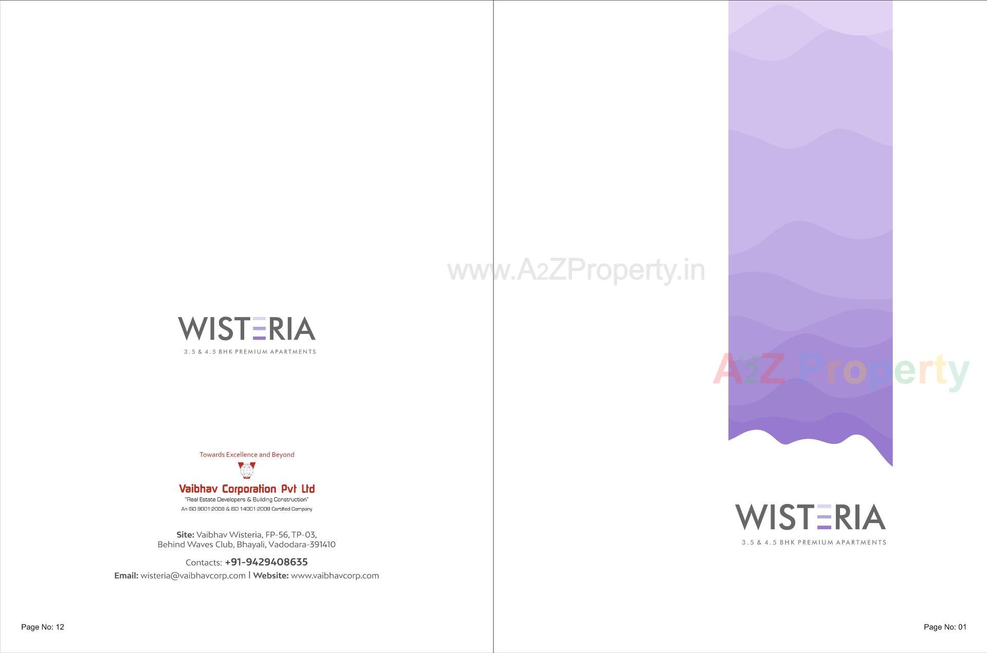  of real estate project Wisteria located at Bhayli, Vadodara, Gujarat