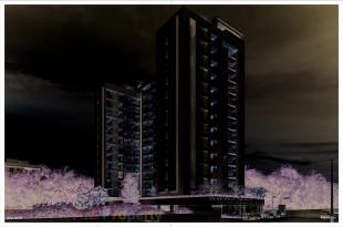 Elevation of real estate project Wisteria located at Bhayli, Vadodara, Gujarat