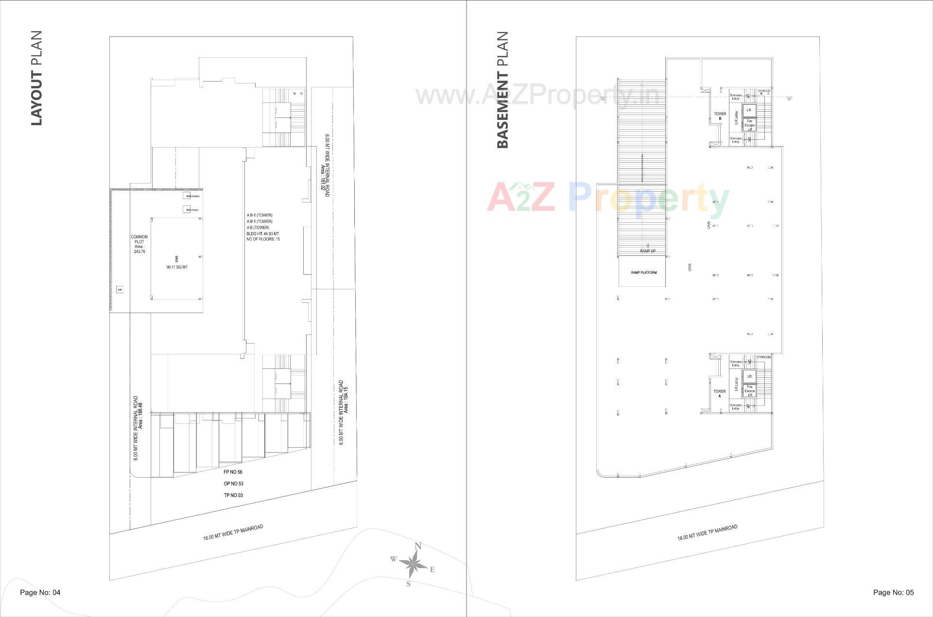 Layout of real estate project Wisteria located at Bhayli, Vadodara, Gujarat