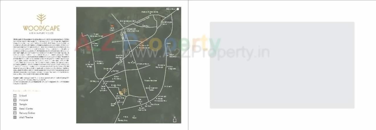  of real estate project Woodscape located at Bill, Vadodara, Gujarat
