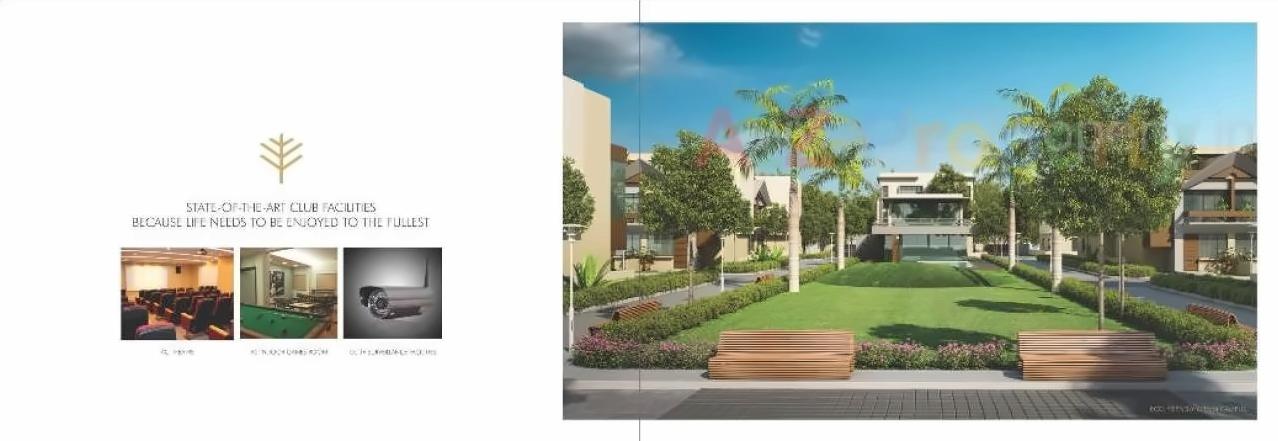 3D Elevation of real estate project Woodscape located at Bill, Vadodara, Gujarat