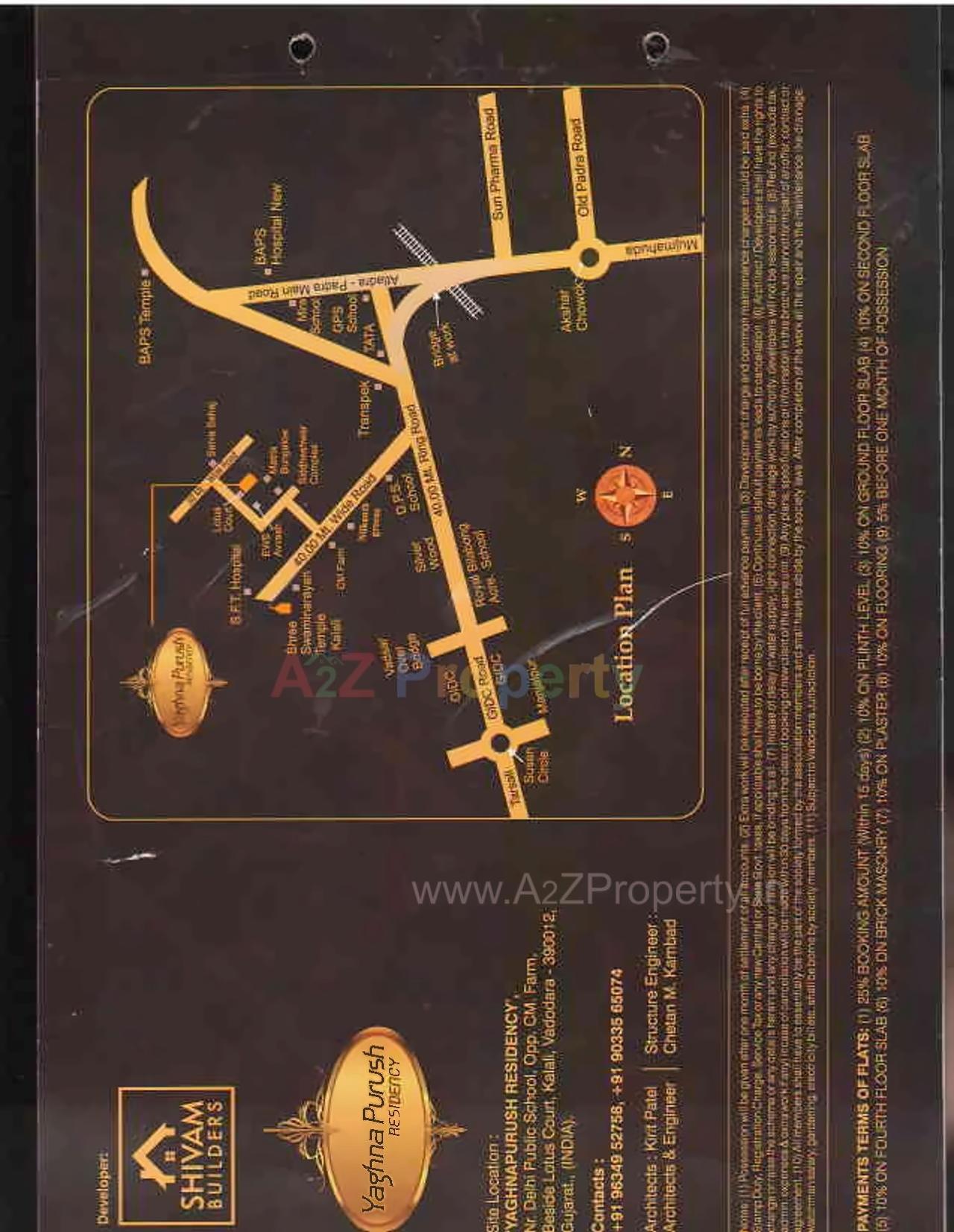  of real estate project Yaghnapurush Residency located at Kalali, Vadodara, Gujarat