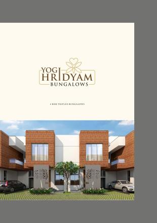 Elevation of real estate project Yogi Hridyam Bungalows located at City, Vadodara, Gujarat