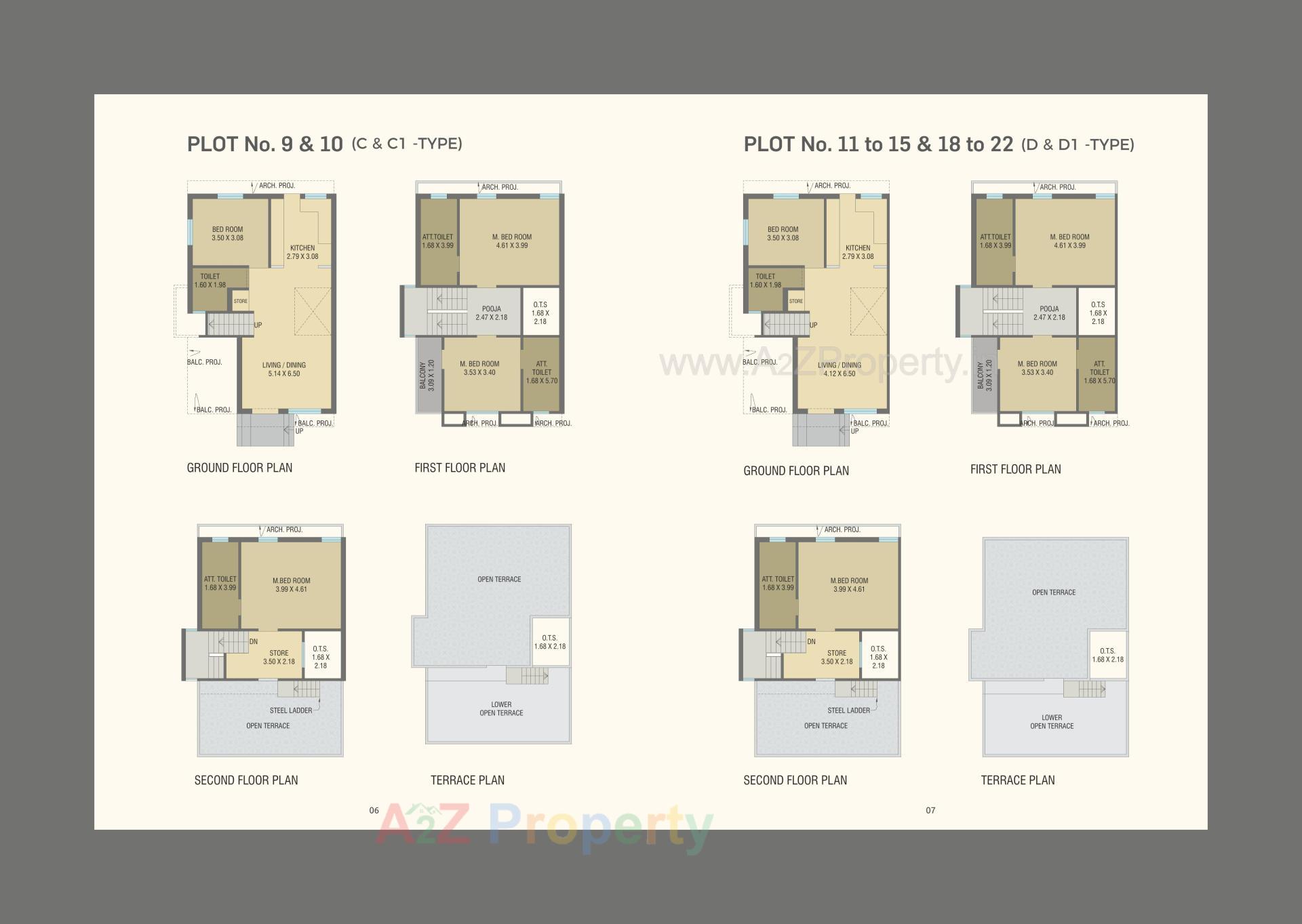 Layout of real estate project Yogi Hridyam Bungalows located at City, Vadodara, Gujarat