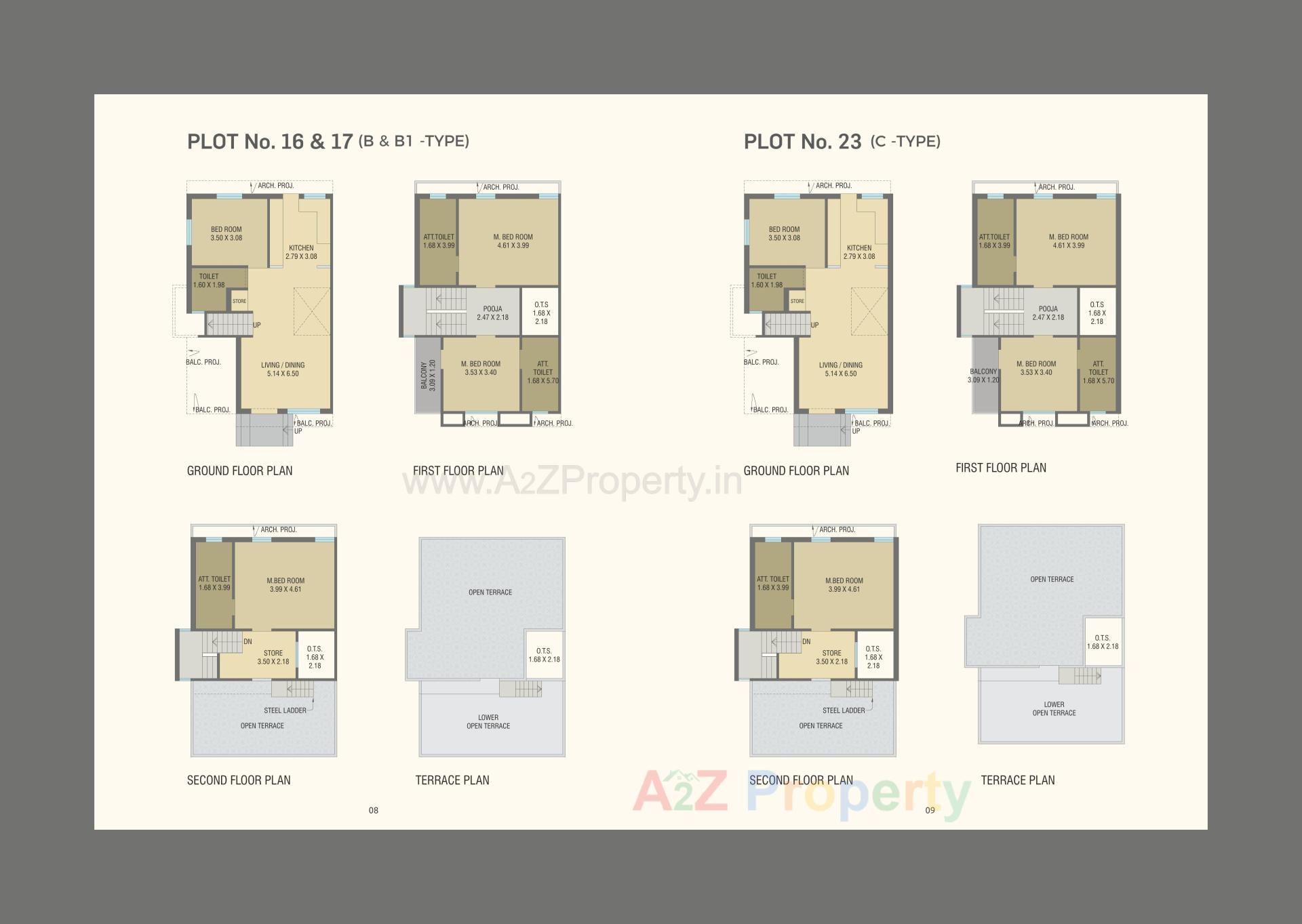 Layout of real estate project Yogi Hridyam Bungalows located at City, Vadodara, Gujarat