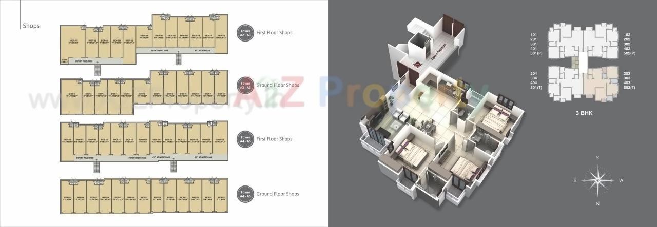 Layout of real estate project Yogi Residency located at Atladara, Vadodara, Gujarat