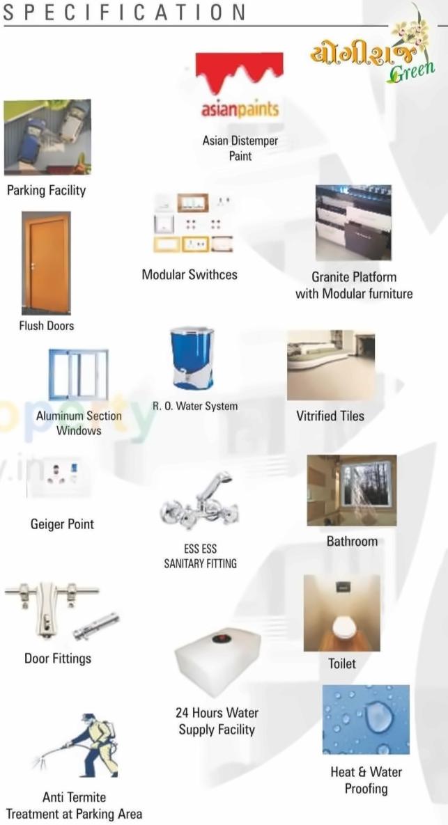 Amenities of Yogiraj Green