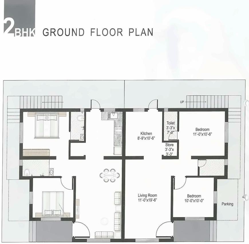 Layout of real estate project Yogiraj Vatika located at Sokhda, Vadodara, Gujarat