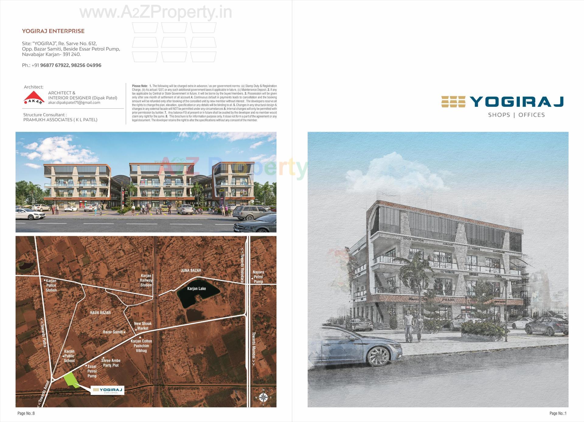  of real estate project Yogiraj located at Karjan, Vadodara, Gujarat