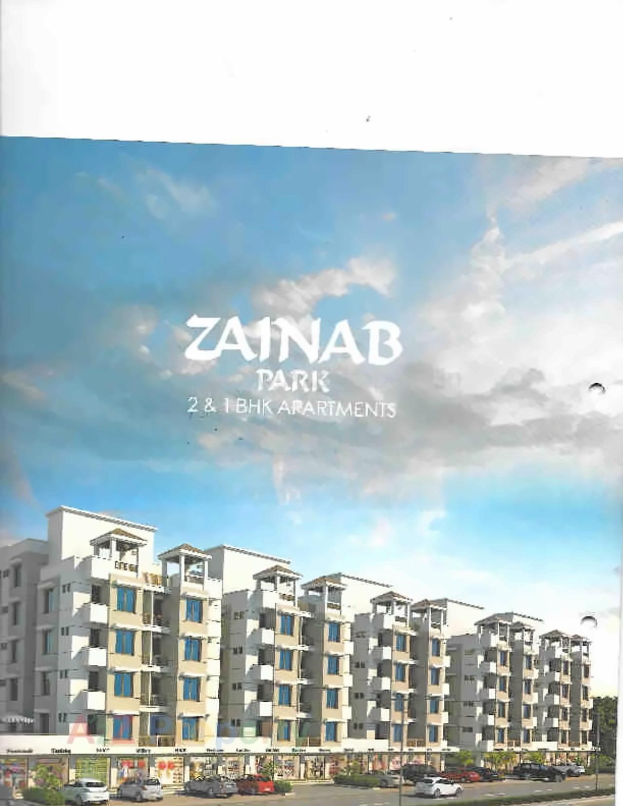 3D Elevation of real estate project Zainab Park located at Gorva, Vadodara, Gujarat