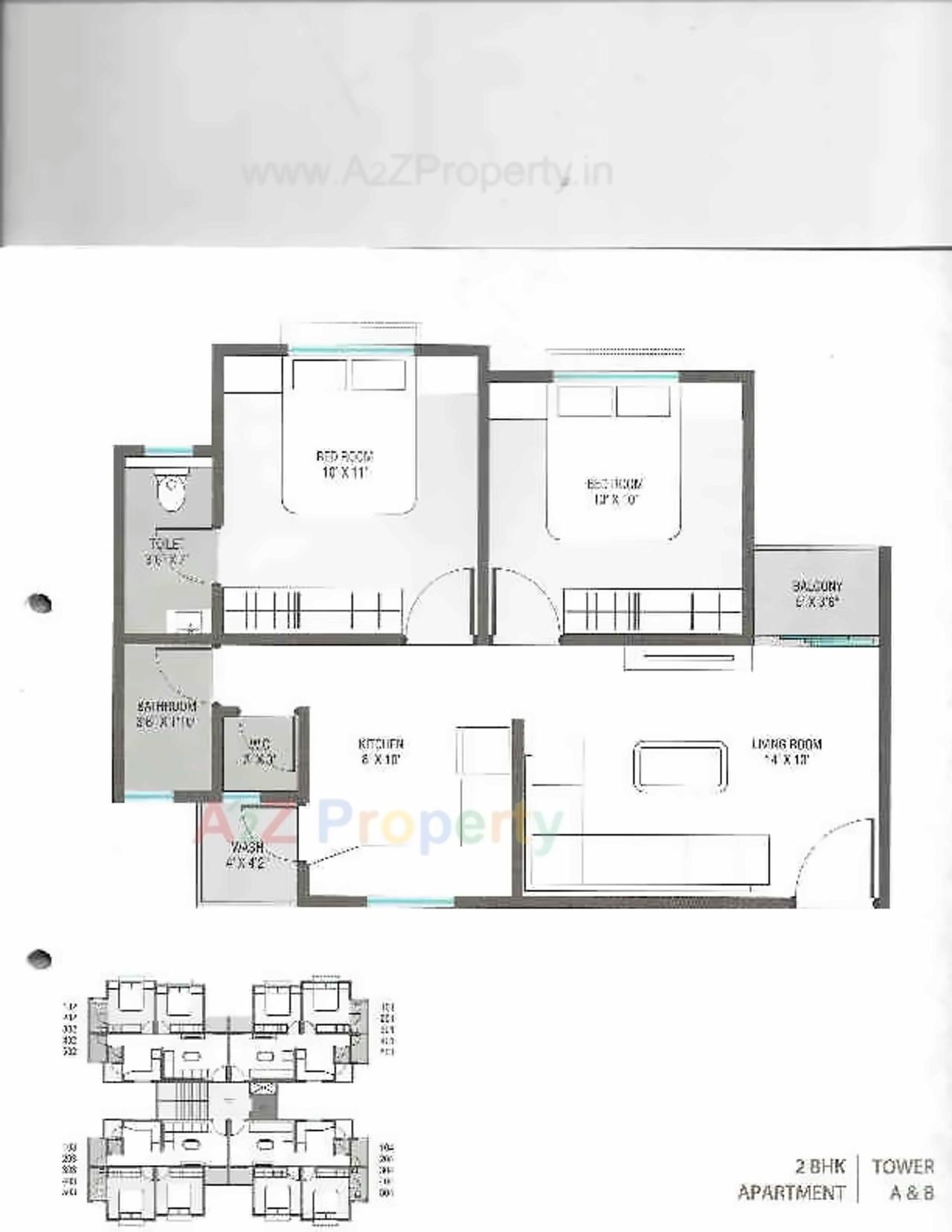 Layout of real estate project Zainab Park located at Gorva, Vadodara, Gujarat