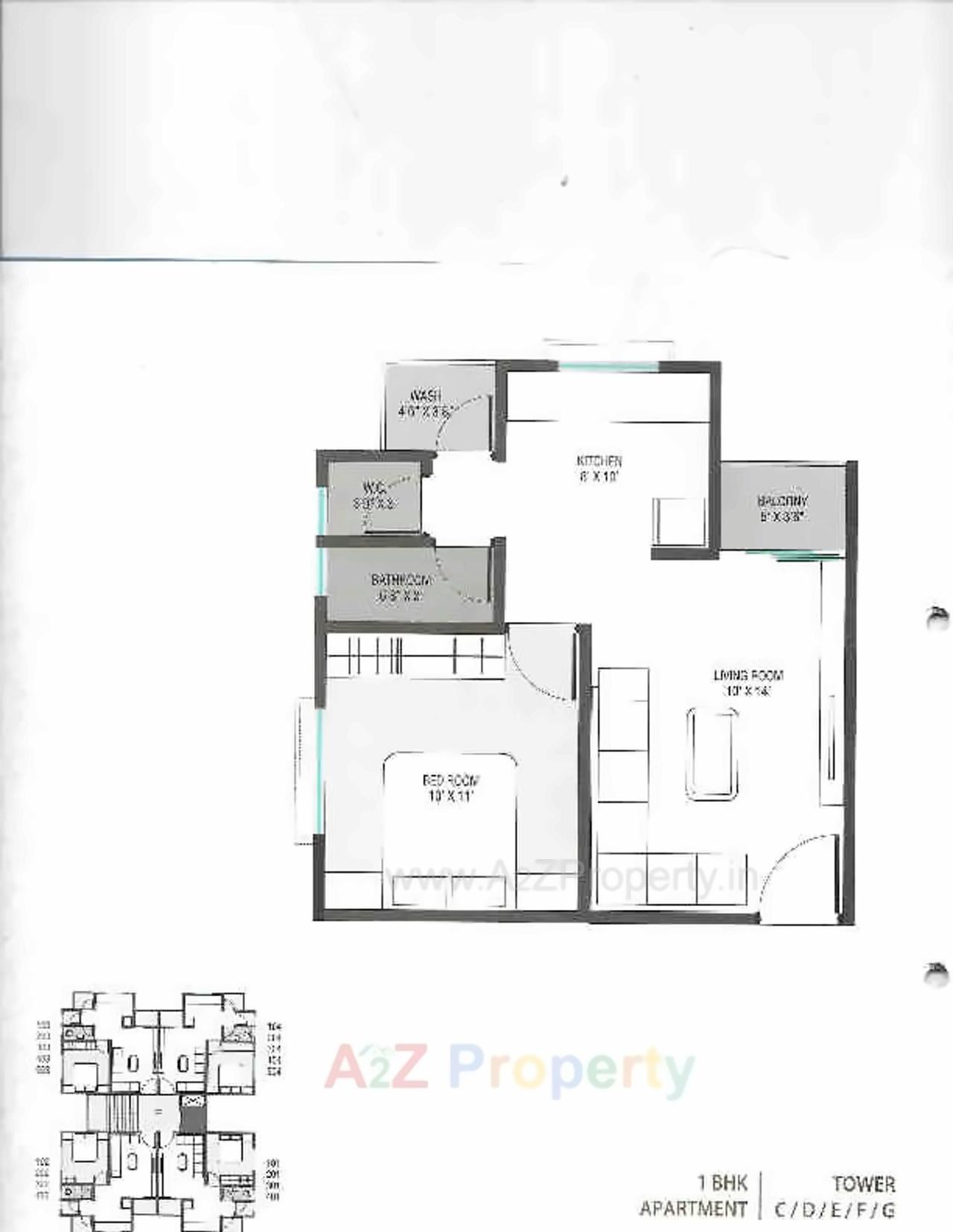 Layout of real estate project Zainab Park located at Gorva, Vadodara, Gujarat